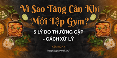Vì Sao Tăng Cân Khi Mới Tập Gym? 5 Lý Do Thường Gặp Và Cách Xử Lý
