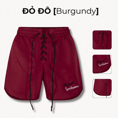 Quần short Nam Thể thao Playwell | Shoelace Tie Shorts PW8244