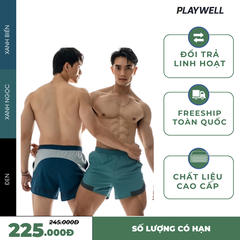 Quần short thể thao nam Ultrafit PW10242