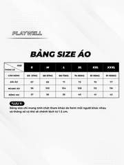 Áo thun Thể Thao Nam Stronger Playwell Họa Tiết In chìm cao cấp FM72312