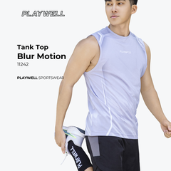 Áo ba lỗ Playwell Blur Motion 11242