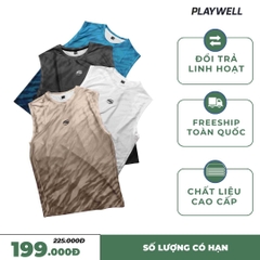 Áo Tanktop thể thao nam GenNow PWTA0226 thời trang, kiểu dáng hiện đại, thoải mái vận động