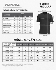 Áo thun thể thao nam Discipline PWT1426 thoáng mát, thoải mái vận động, thời trang