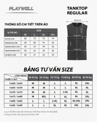 Áo ba lỗ Playwell Arrow Mesh 10243
