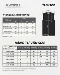 Áo Tanktop thể thao nam Essential Pace Tank PW-TANK TOP 2 thoải mái, thoáng mát, co giãn, chất liệu cao cấp