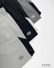 Quần Short thể thao nam MultiPocket Zip PWS1226 túi khóa kéo, thoải mái vận động, gym, chạy bộ