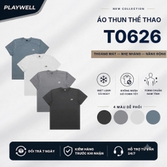 Áo thun thể thao nam Unlimited PWT0626 thoáng mát, thoải mái vận động, thời trang