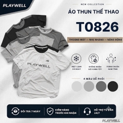 Áo thun thể thao nam Modernist PWT0826 thấm hút tốt, thoáng khí, thoải mái vận động, thời trang