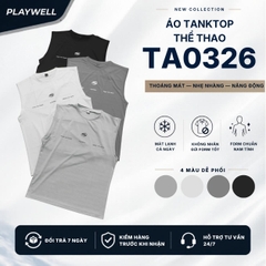 Áo Tanktop thể thao nam Infinity PWTA0326 thoải mái, thoáng mát, co giãn, chất liệu cao cấp