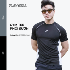 Áo Thun Thể Thao Nam Playwell FM4234 | Men's Sporty T-Shirt