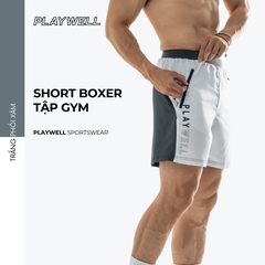 Quần Short Thể Thao Nam Playwell Chất Liệu Vải Dù Có Boxer PW10232