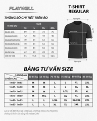 Áo thun thể thao nam Modernist PWT0826 thấm hút tốt, thoáng khí, thoải mái vận động, thời trang