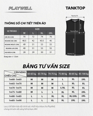 Áo Tanktop thể thao nam Infinity PWTA0326 thoải mái, thoáng mát, co giãn, chất liệu cao cấp