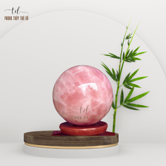 Quả cầu thạch anh hồng 4.0 - 4.19 kg