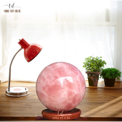 Quả cầu thạch anh hồng 4.4 - 4.59 kg