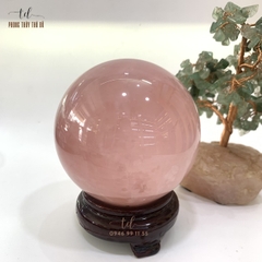 Quả cầu thạch anh hồng 2.2 - 2.29 kg