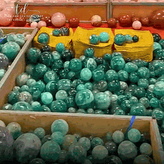 Quả cầu thạch anh xanh lá 20 kg - 29kg