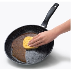 Chảo sâu chống dính phủ đá thiên nhiên Stoneline 28cm có nắp