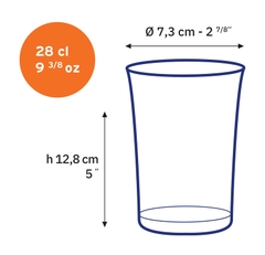 Ly Long Drink Lys Clear 280ml – Duralex