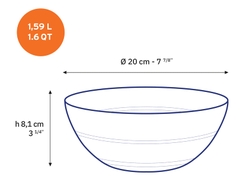 Tô Thủy Tinh Gigogne Clear 20cm – Duralex