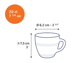 Tách Trà Cafe Gigogne Clear 220ml – Duralex