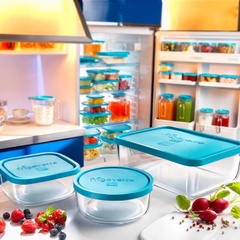 Hộp thủy tinh Frigoverre chữ nhật 1100ml