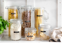 Hũ thuỷ tinh Fido nắp cài thân tròn 1000ml