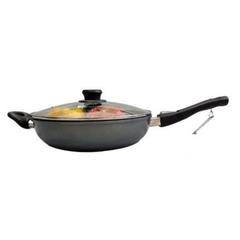 Chảo sâu chống dính phủ đá thiên nhiên Stoneline 28cm có nắp