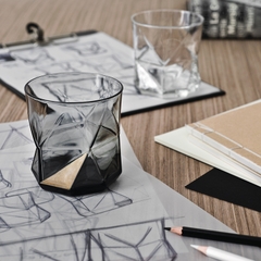 Ly Thủy Tinh Cassiopea 32cl màu khói