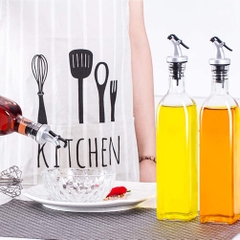 Chai rót gia vị thủy tinh có vòi SAPATA 500ml