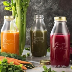 chai thuy tinh quattro 1l bormioli rocco