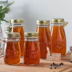 chai thuy tinh nap thiec quattro 200ml bormioli rocco