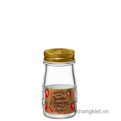 chai thuy tinh nap thiec quattro 200ml bormioli rocco