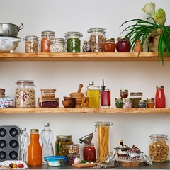 chai thuy tinh quattro juice 1l bormioli rocco