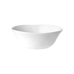 Tô Thủy Tinh vuông Parma màu trắng 14cm