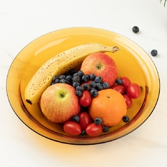 Dĩa Lys vàng Amber 28cm