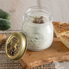 Hũ thủy tinh nắp thiếc Quattro 150ml Bormioli Rocco chính hãng