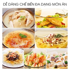 Dùng được lò vi sóng/lò nướng và bếp gas, bếp hồng ngoại