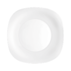 Đĩa Thủy Tinh vuông Parma màu trắng 27cm
