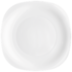 Đĩa Thủy Tinh vuông Parma màu trắng 31cm