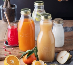 Chai thủy tinh nắp thiếc Quattro Juice 1000ml
