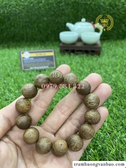 Vòng tay trầm hương Kiến Việt vân đẹp hạt tròn đều màu