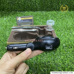Tẩu xông trầm trên ô tô có khe USB tiện lợi