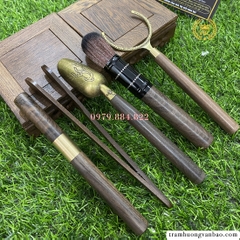 Bộ dụng cụ trà 5 món kèm hũ đựng tuyệt đẹp