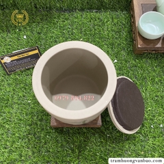 Hũ đựng trà bằng gốm họa tiết đẹp