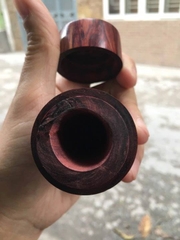 Lọ tăm gỗ Trắc dáng trụ