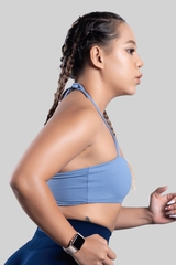 Áo Bandeau Lotus - GreenBlue Slate