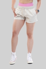 QUẦN SHORT NỈ EMPOWHER - KEM