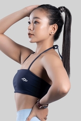 Áo Bandeau Lotus - Peageant Blue