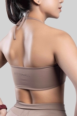 Áo Bandeau Lotus - Grayish Orange